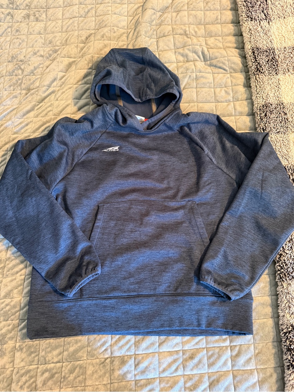 Altra Heathered Navy Blue Women's Pullover Hoodie